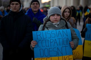 Les citoyens l'ont emmené dans la ville de Vilnius pour des manifestations.